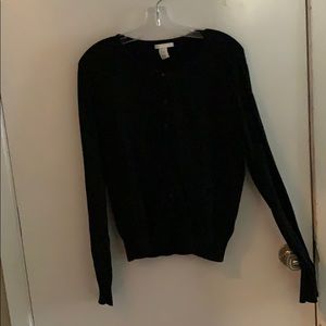 Black Button up sweater